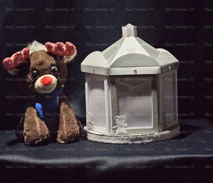 Carrousel Ourson gris