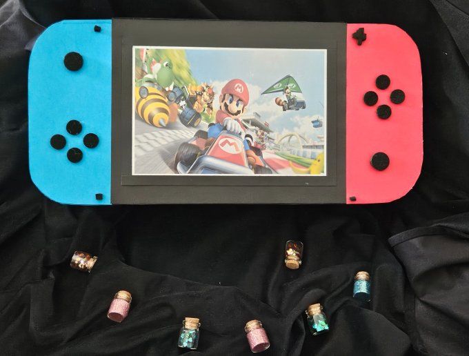 Calendrier  Switch personnalisé. Fait main-