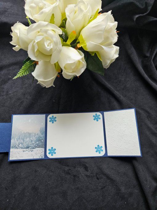 Carte Noël "une tempête de merci"