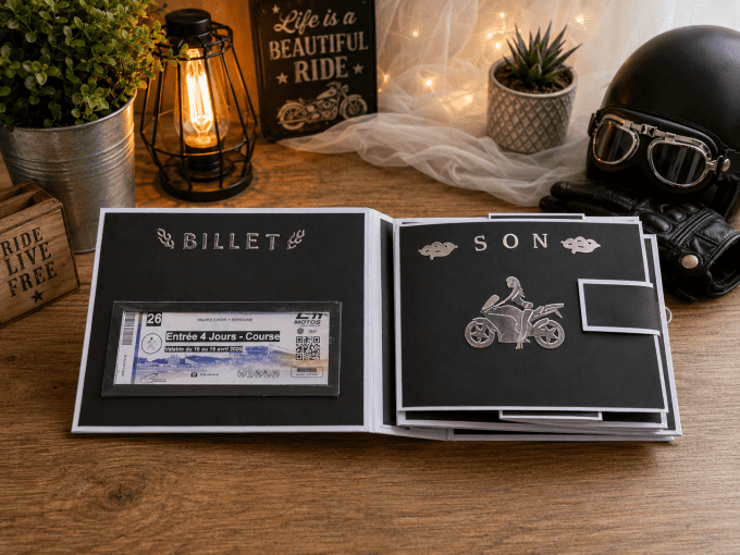  Album Moto personnalisé – Thème Course & Moto GP 
