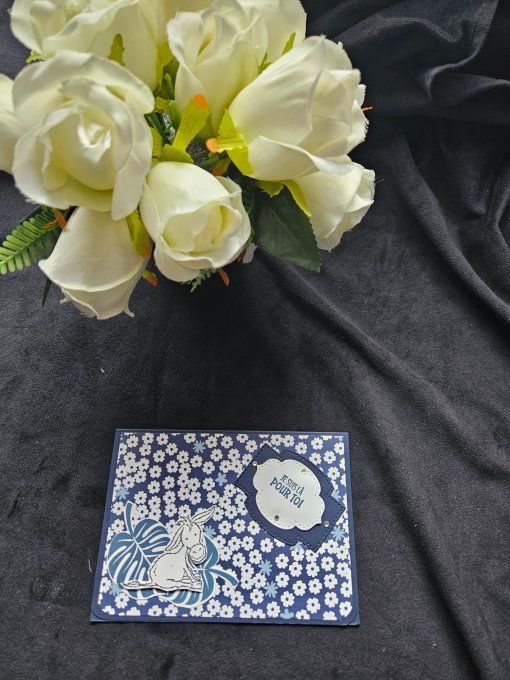 Carte Âne "Je suis là"