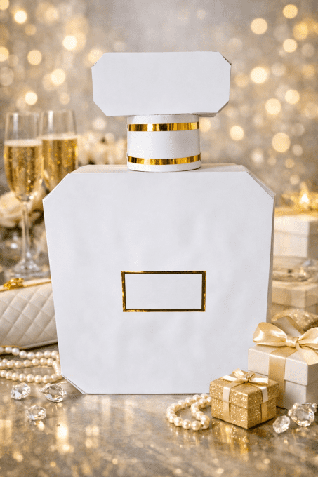 Calendrier Bouteille de parfum personnalisé. Fait main-