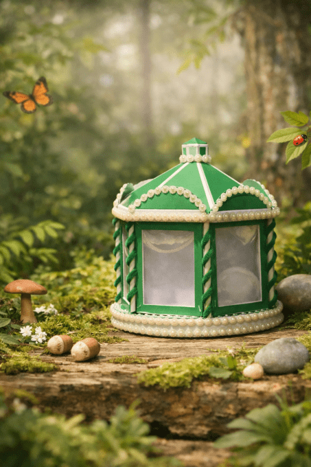 Carrousel Noël vert personnalisé . Fait main-