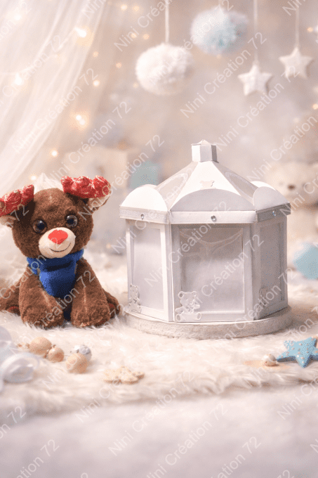 Carrousel Ourson gris